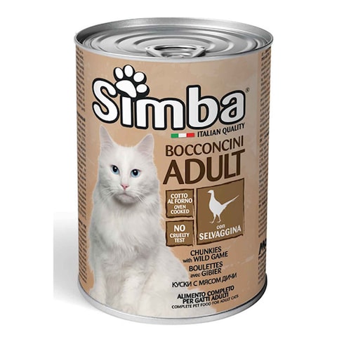 SIMBA CAT/F CHUNKIES WILD GAME 415G